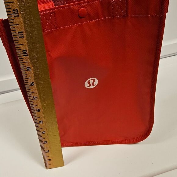Two Red and White Lululemon  Tones Bags - Picture 4 of 4